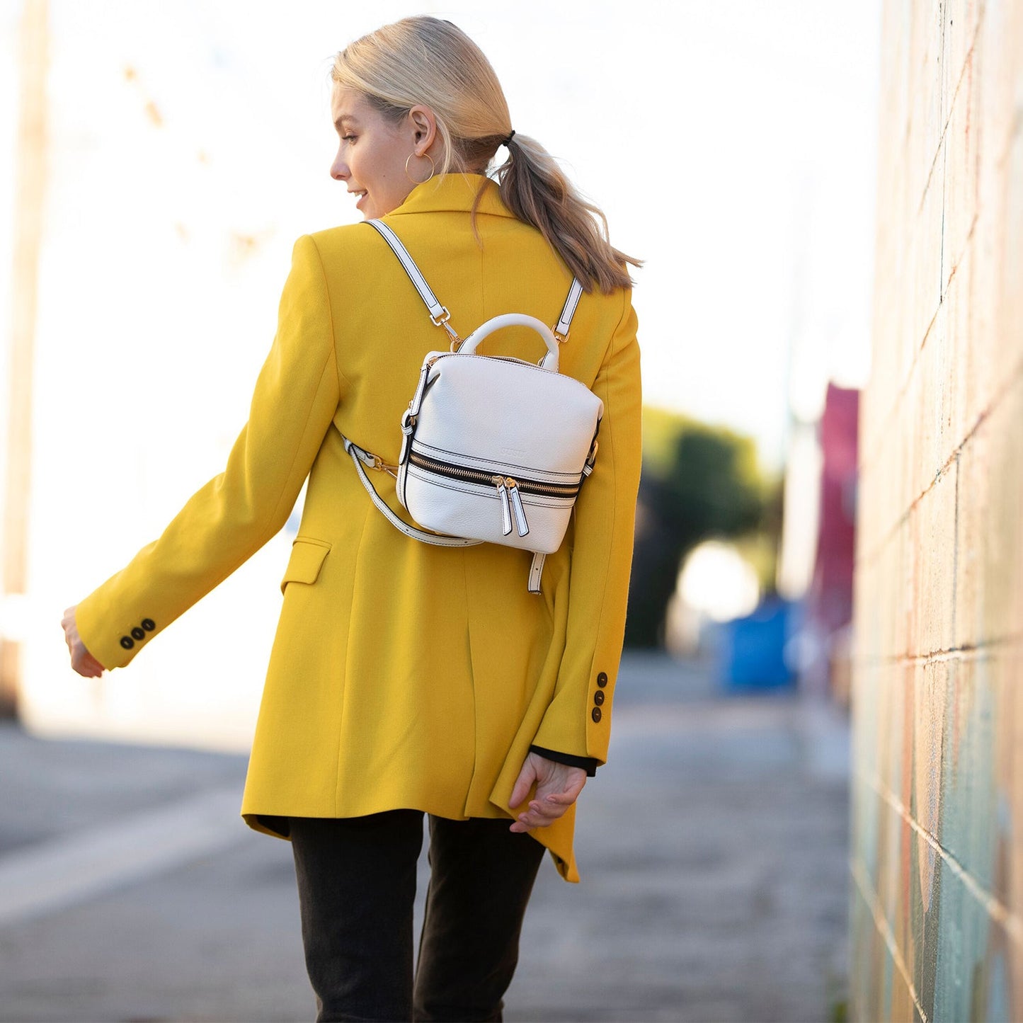 The Ashley Leather Backpack