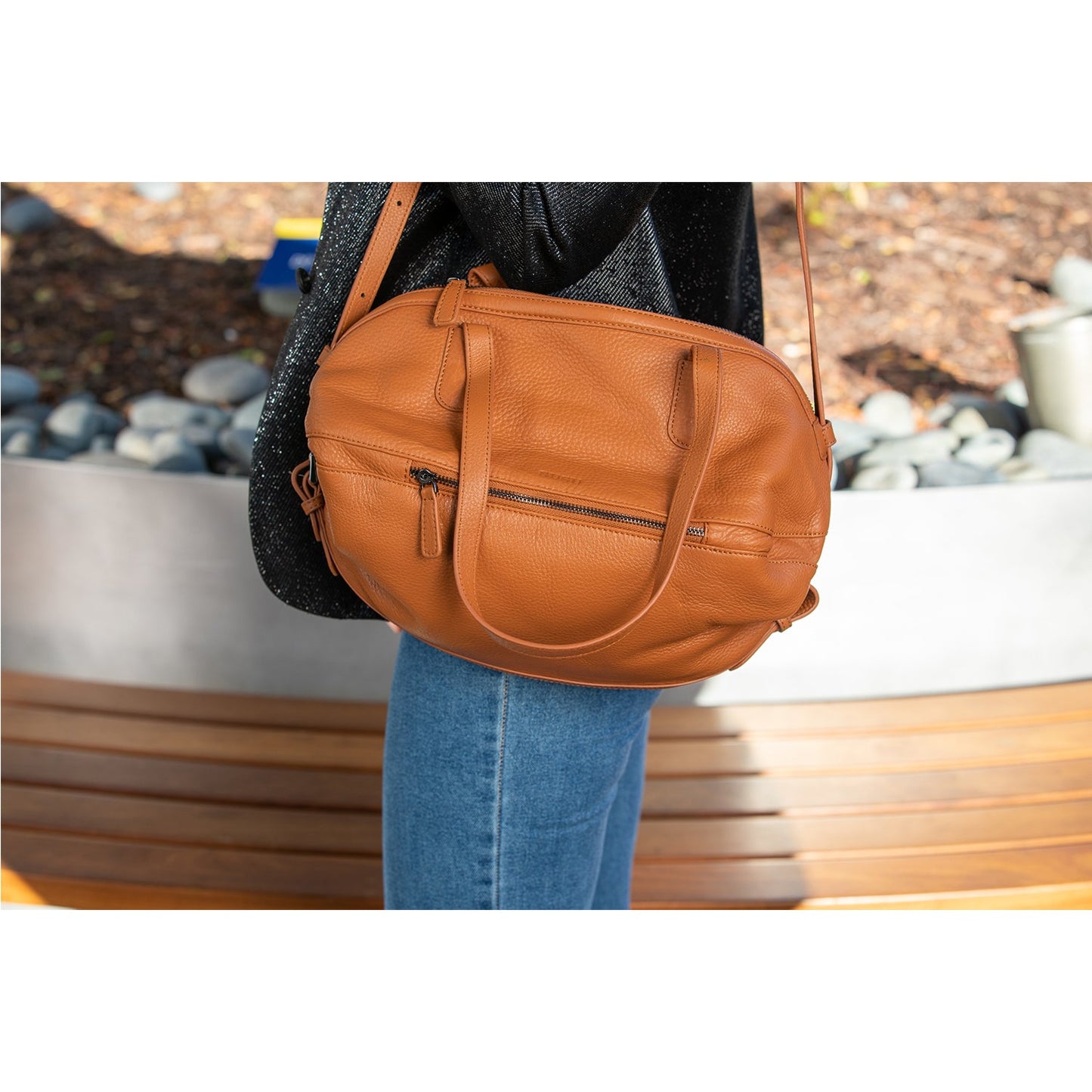 The Catherine Leather Satchel Handbag