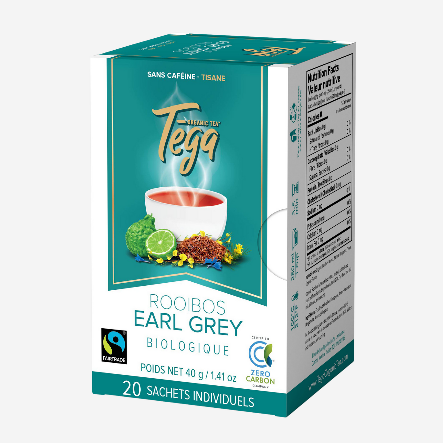Earl Grey Rooibos Organic Fairtrade 20ct