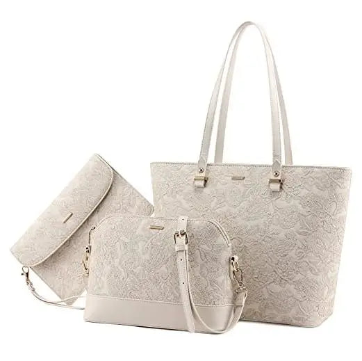 3 Pieces Ladies Hand Bag Set