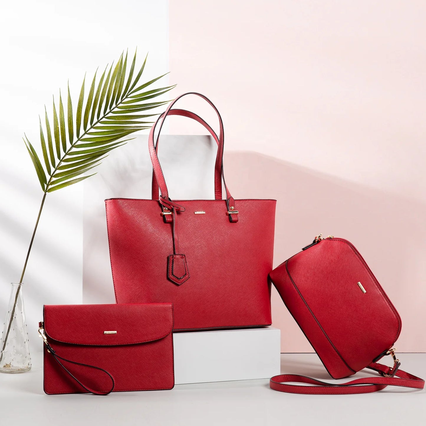 3 Pieces Ladies Hand Bag Set