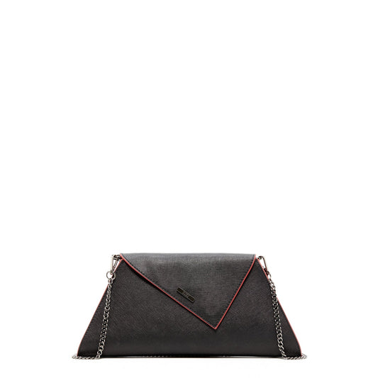 Black Leather Clutch