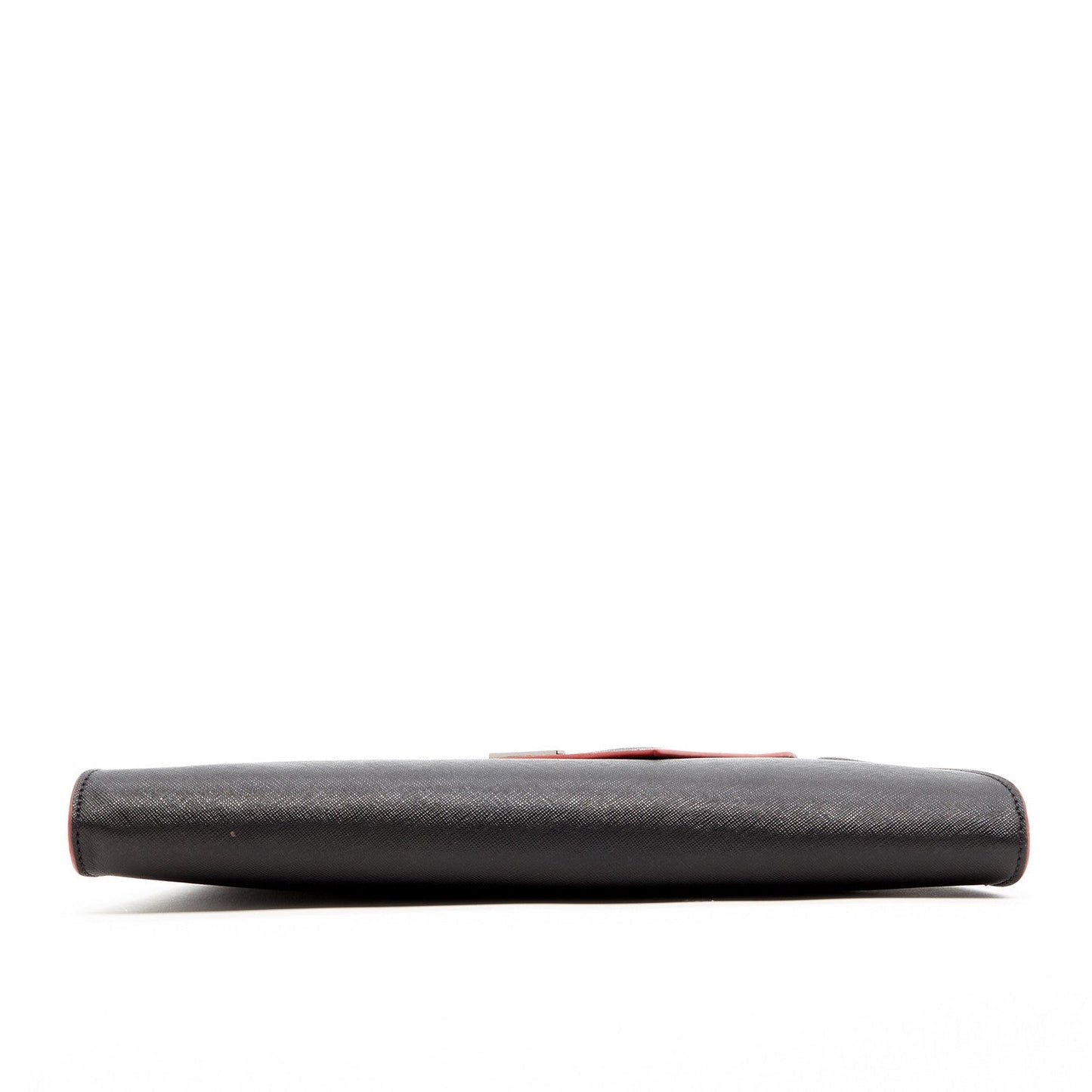 Black Leather Clutch